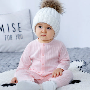 Cotton Newborn Baby Onesie Spring Autumn Pajamas Outfit