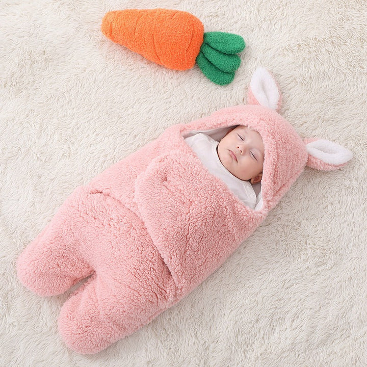 Cozy and Cute: The Thickened Cashmere Cartoon Baby Quilt